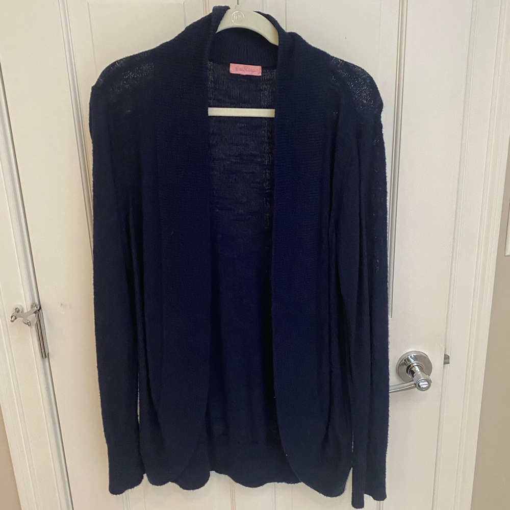 Lilly Pulitzer shawl collar cardigan